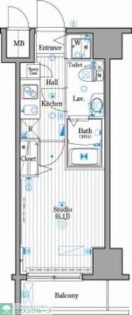 ガーラ・シティ王子の物件間取画像